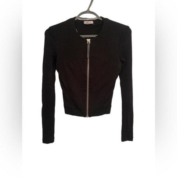 Helmut Lang Tops - HELMUT Lang Petite Zippered Crop Top
